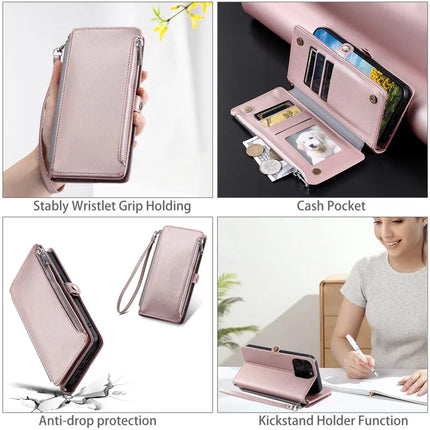 015 Style For Motorola Moto G05 4G Case TPU+PU Leather Wallet Phone Cover with Straps