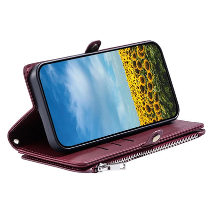 015 Style For Motorola Moto G05 4G Case TPU+PU Leather Wallet Phone Cover with Straps