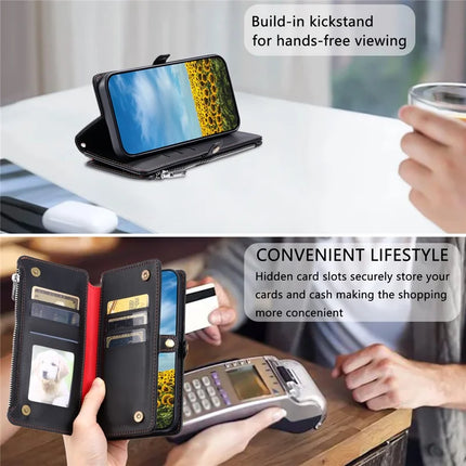 015 Style For Motorola Moto G05 4G Case TPU+PU Leather Wallet Phone Cover with Straps