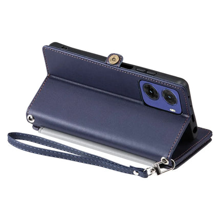 015 Style For Motorola Moto G05 4G Case TPU+PU Leather Wallet Phone Cover with Straps