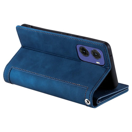 For Motorola Moto G05 4G Case PU Leather Phone Cover with Zipper Wallet 9 Card Slots