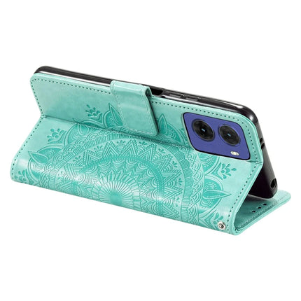 For Motorola Moto G05 4G Case Imprinted Totem PU Leather Wallet Stand Phone Cover