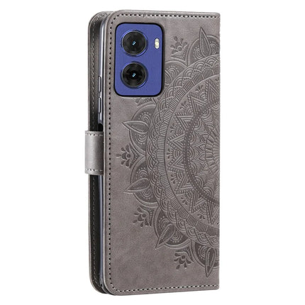 For Motorola Moto G05 4G Case Imprinted Totem PU Leather Wallet Stand Phone Cover