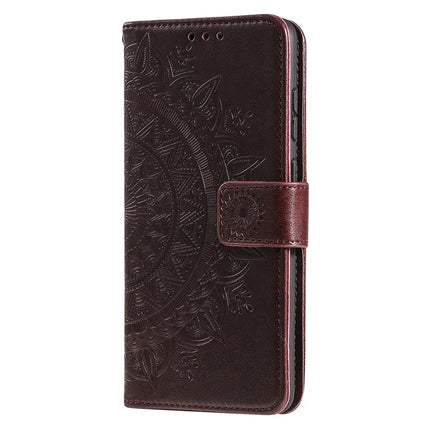 For Motorola Moto G05 4G Case Imprinted Totem PU Leather Wallet Stand Phone Cover