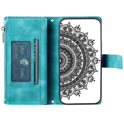 Style 006 For Motorola Moto G15 4G Wallet Case PU Leather Phone Cover Mandala Flower Pattern