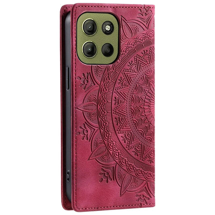 Style-010 For Motorola Moto G15 4G Case Magnetic Closing Leather Phone Cover Pattern Imprinted