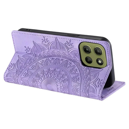 Style-010 For Motorola Moto G15 4G Case Magnetic Closing Leather Phone Cover Pattern Imprinted