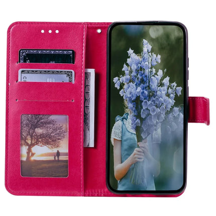For Motorola Moto G15 4G Case Imprinted Totem PU Leather Wallet Stand Phone Cover