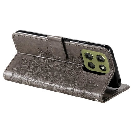 For Motorola Moto G15 4G Case Imprinted Totem PU Leather Wallet Stand Phone Cover