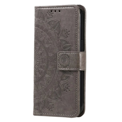 For Motorola Moto G15 4G Case Imprinted Totem PU Leather Wallet Stand Phone Cover