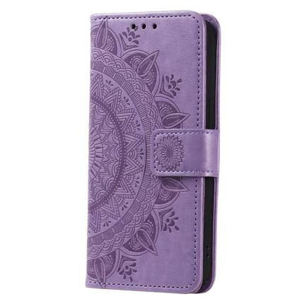 For Motorola Moto G15 4G Case Imprinted Totem PU Leather Wallet Stand Phone Cover