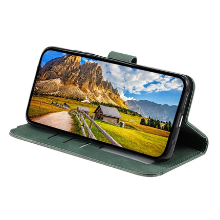 For Motorola Moto G15 4G Leather Case Splicing Stitching Wallet Stand Phone Cover with Strap