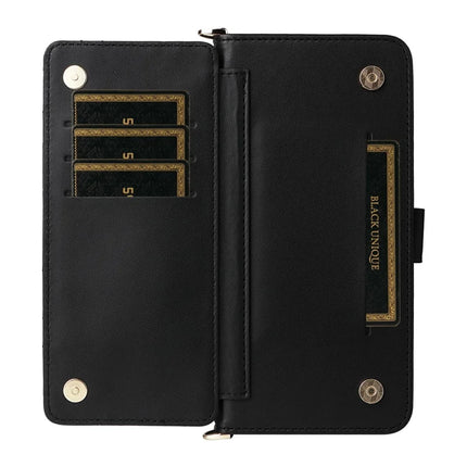 For Blackview Wave 8C Wallet Case with Shoulder Strap Leather Phone Cover