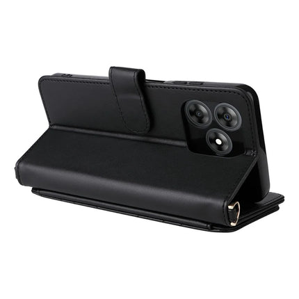 For Blackview Wave 8C Wallet Case with Shoulder Strap Leather Phone Cover