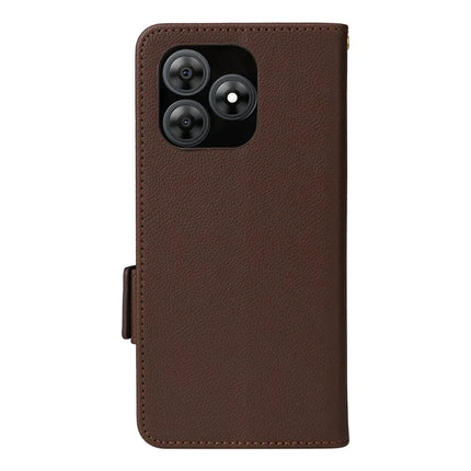 For Blackview Wave 8C Case Litchi Texture PU Leather Wallet Flip Phone Cover