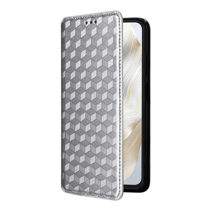 For Blackview Wave 8C Wallet Case Rhombus Imprinted Leather Phone Cover