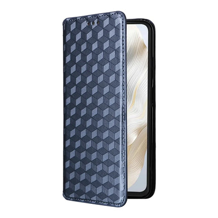 For Blackview Wave 8C Wallet Case Rhombus Imprinted Leather Phone Cover