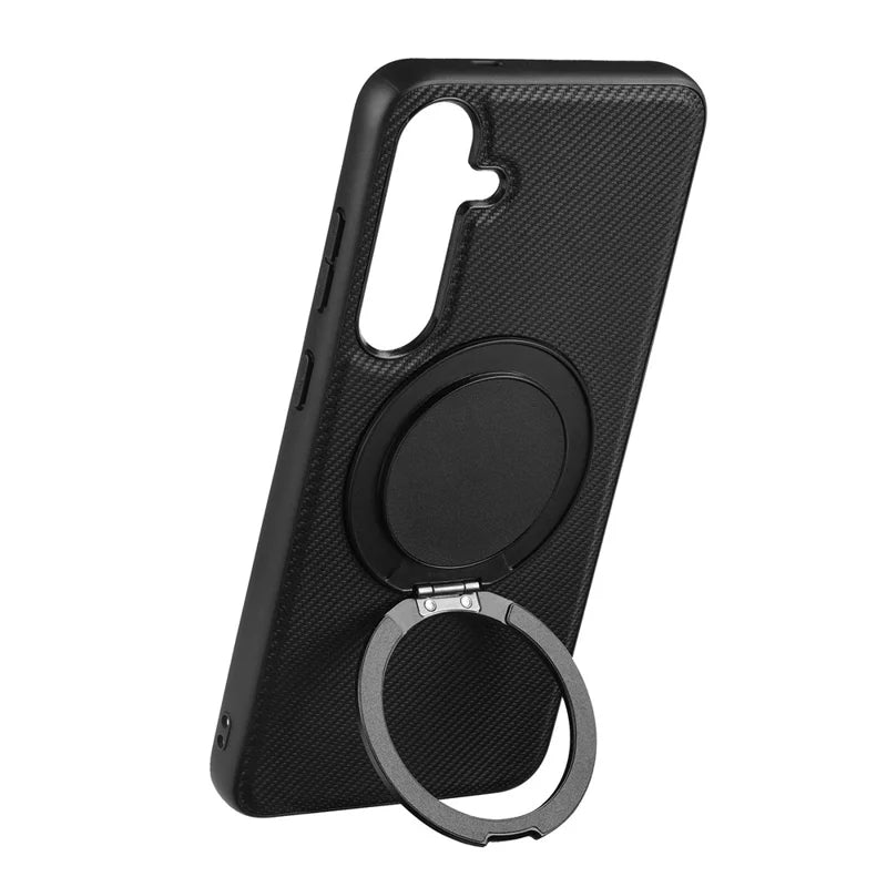 ShopCaseCart Premium Stylish Samsung Galaxy A36 5G Snap-on Phone Protective cover Ring Kickstand PC TPU Back Guard