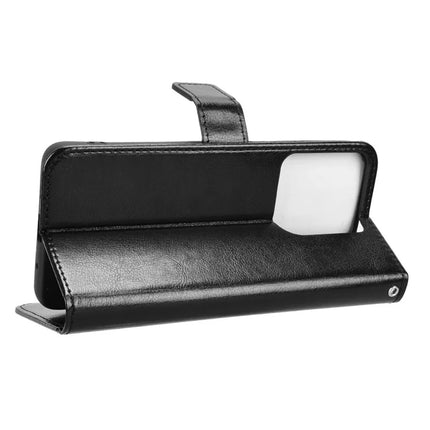 For Motorola Moto G15 4G / G15 Power 4G Case Crazy Horse Texture PU Leather Phone Wallet Cover