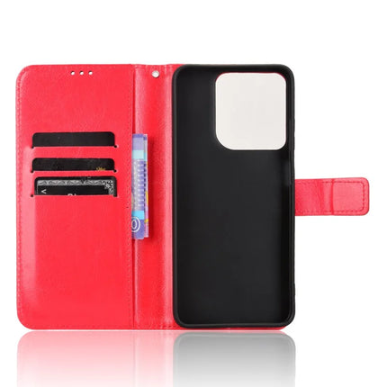 For Motorola Moto G15 4G / G15 Power 4G Case Crazy Horse Texture PU Leather Phone Wallet Cover