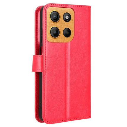 For Motorola Moto G15 4G / G15 Power 4G Case Crazy Horse Texture PU Leather Phone Wallet Cover