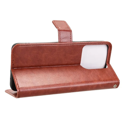For Motorola Moto G15 4G / G15 Power 4G Case Crazy Horse Texture PU Leather Phone Wallet Cover