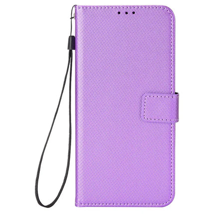 For Motorola Moto G15 4G / G15 Power 4G Case PU Leather Diamond Texture Wallet Phone Cover