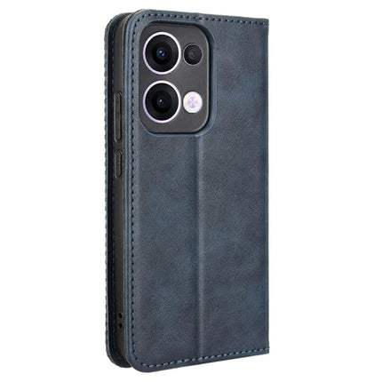 For Oppo Reno13 5G (Global) Leather Case Wallet Stand Retro Texture Phone Cover
