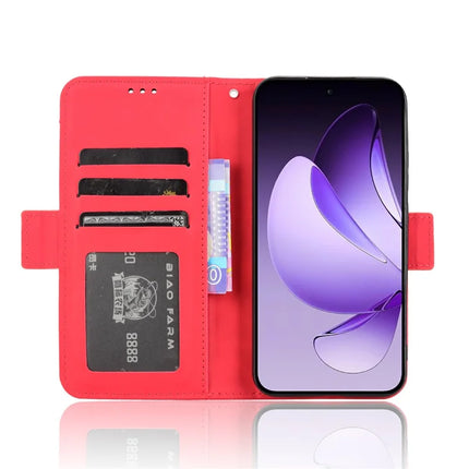 For Oppo Reno13 5G (Global) Leather Case Phone Wallet Cover with Multiple Card Slots