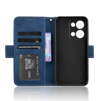 For Oppo Reno13 5G (Global) Leather Case Phone Wallet Cover with Multiple Card Slots