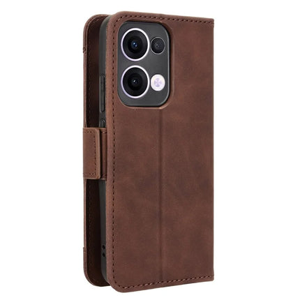 For Oppo Reno13 5G (Global) Leather Case Phone Wallet Cover with Multiple Card Slots