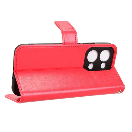 For Oppo Reno13 5G (Global) Case Crazy Horse Texture PU Leather Phone Wallet Cover