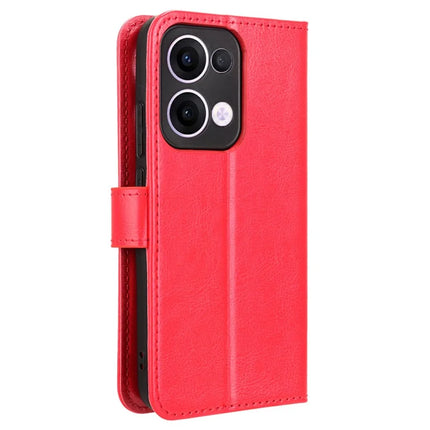 For Oppo Reno13 5G (Global) Case Crazy Horse Texture PU Leather Phone Wallet Cover