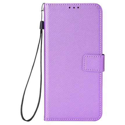 For Oppo Reno13 5G (Global) Case PU Leather Diamond Texture Wallet Phone Cover