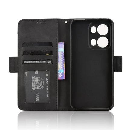 For Oppo Reno13 Pro 5G Leather Case Phone Wallet Cover with Multiple Card Slots