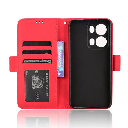 For Oppo Reno13 Pro 5G Leather Case Phone Wallet Cover with Multiple Card Slots