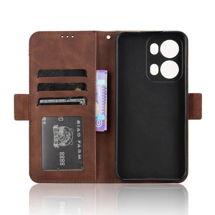 For Oppo Reno13 Pro 5G Leather Case Phone Wallet Cover with Multiple Card Slots