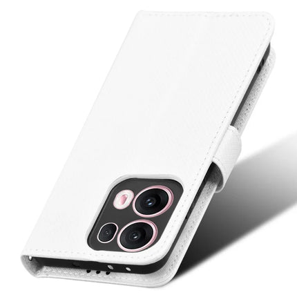 For Oppo Reno13 Pro 5G Case PU Leather Diamond Texture Wallet Phone Cover