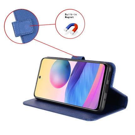 For Oppo Reno13 Pro 5G Case PU Leather Diamond Texture Wallet Phone Cover