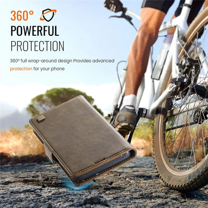 For Samsung Galaxy S21 Ultra 5G Case AUTSPACE A11 RFID Blocking Retro Leather Cell Phone Wallet Cover