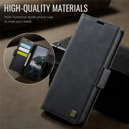 For Samsung Galaxy S22 5G Case AUTSPACE A11 RFID Blocking Retro Leather Cell Phone Wallet Cover