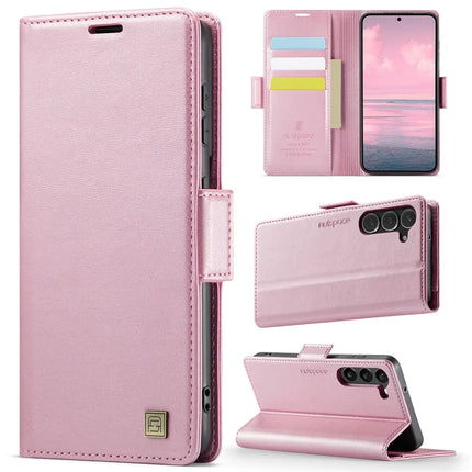 For Samsung Galaxy S23 Case AUTSPACE A11 RFID Blocking Retro Leather Cell Phone Wallet Cover