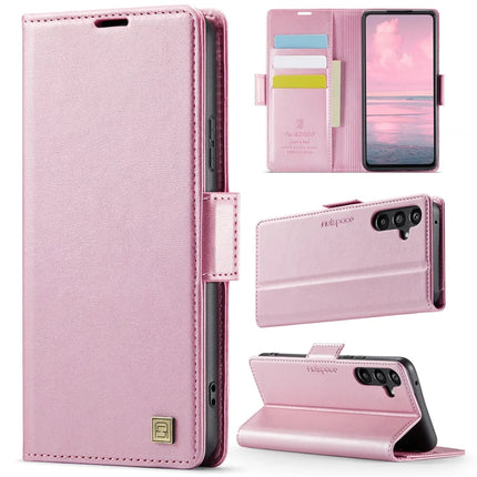 For Samsung Galaxy A54 5G Case AUTSPACE A11 RFID Blocking Retro Leather Cell Phone Wallet Cover