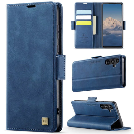 For Samsung Galaxy A55 5G Case AUTSPACE A11 RFID Blocking Retro Leather Cell Phone Wallet Cover