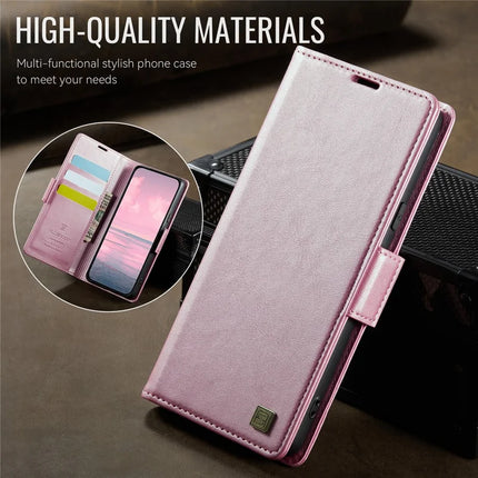 For Google Pixel 8a Case AUTSPACE A11 RFID Blocking Retro Leather Cell Phone Wallet Cover