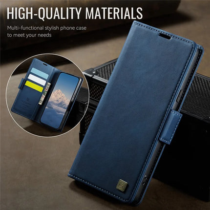 For Google Pixel 8 Case AUTSPACE A11 RFID Blocking Retro Leather Cell Phone Wallet Cover