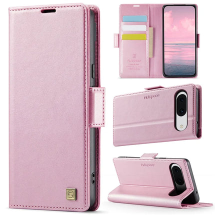 For Google Pixel 8 Case AUTSPACE A11 RFID Blocking Retro Leather Cell Phone Wallet Cover