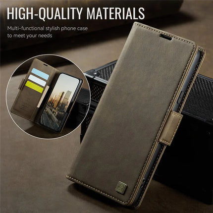 For Google Pixel 8 Pro Case AUTSPACE A11 RFID Blocking Retro Leather Cell Phone Wallet Cover