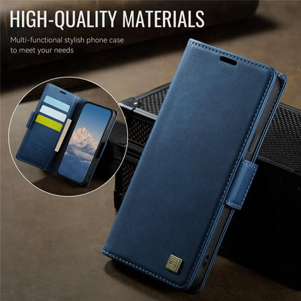 For Google Pixel 9 Pro / Google Pixel 9 Case AUTSPACE A11 RFID Blocking Retro Leather Cell Phone Wallet Cover