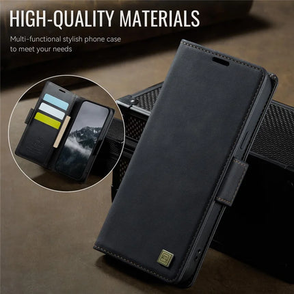 For Google Pixel 9 Pro / Google Pixel 9 Case AUTSPACE A11 RFID Blocking Retro Leather Cell Phone Wallet Cover